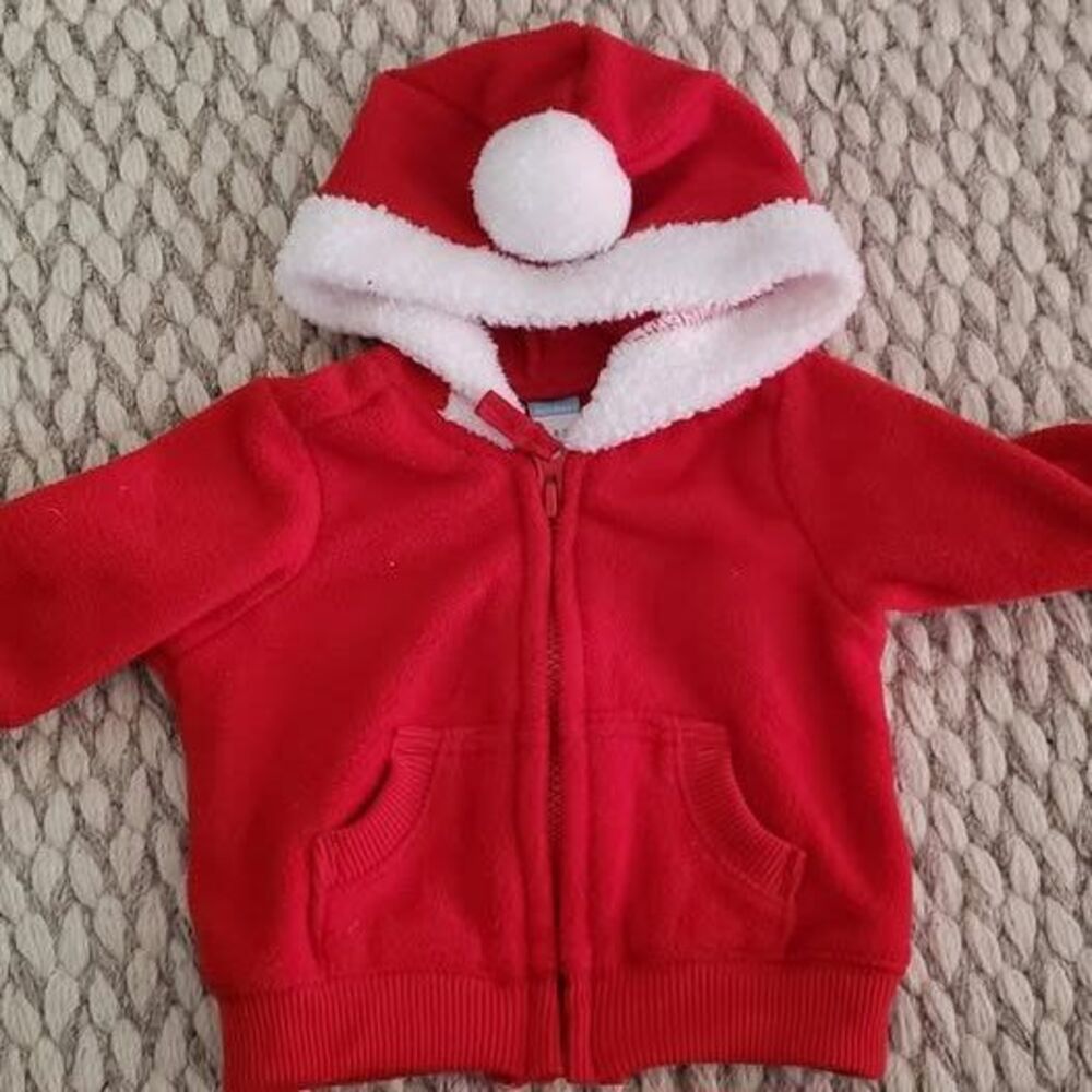 Santa hoodie 0-3m